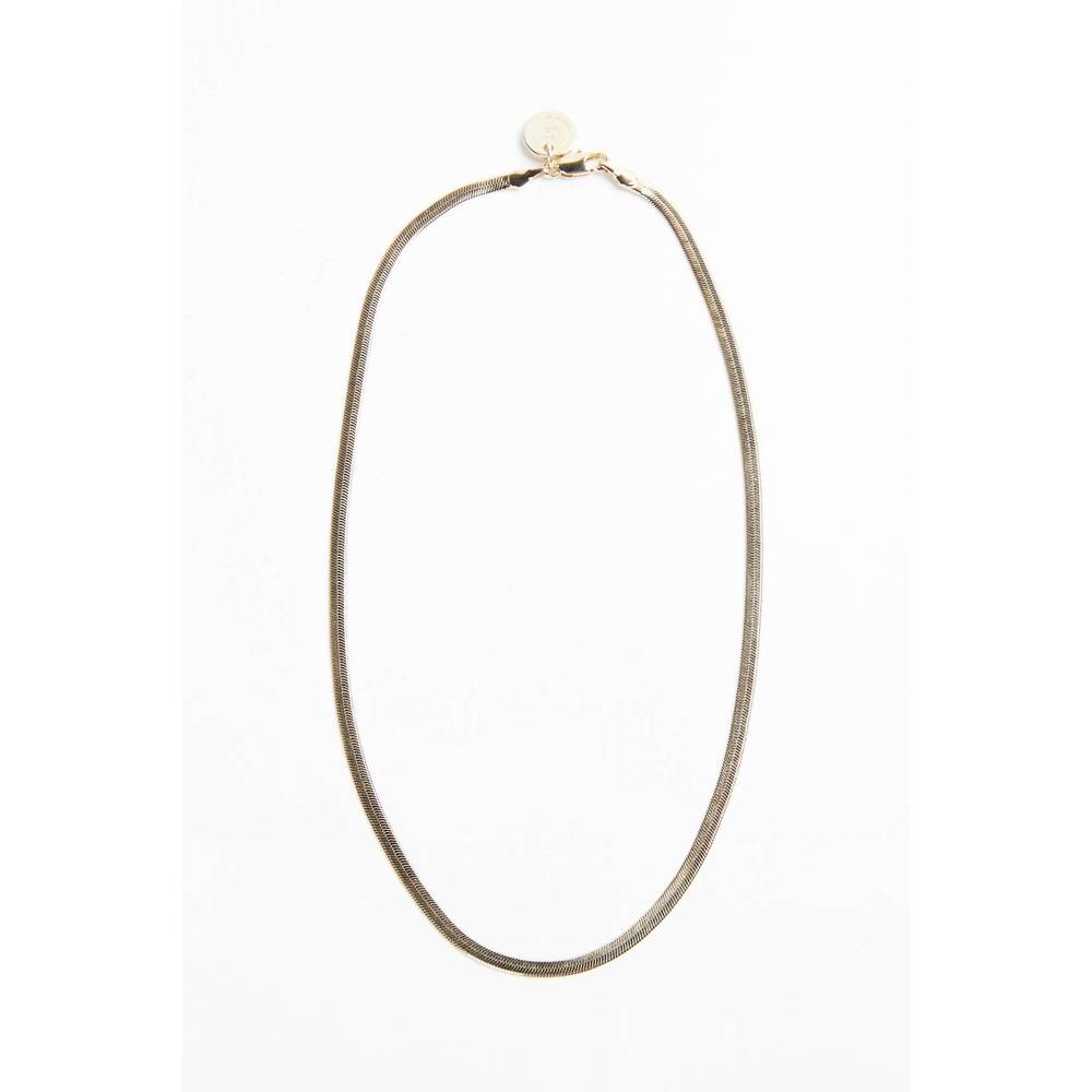 NEW EKLEXIC viper chain necklace in gold